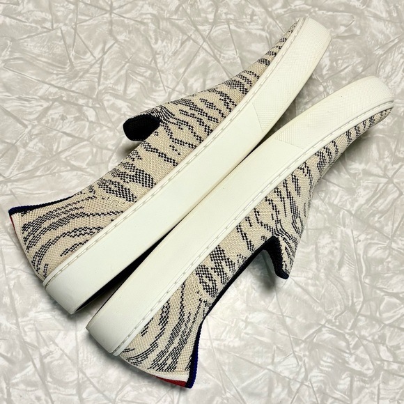 Retired/HTF! Rothy’s The Original Slip-On Sneaker in Marine Tiger 8 - Picture 7 of 12